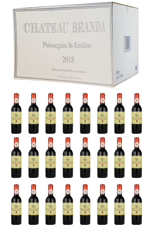 Château Branda 2018 carton 0.375l (X24)