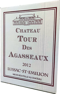 Tour des Agasseaux 2012 Lussac St-Emilion 0.75l carton de 6